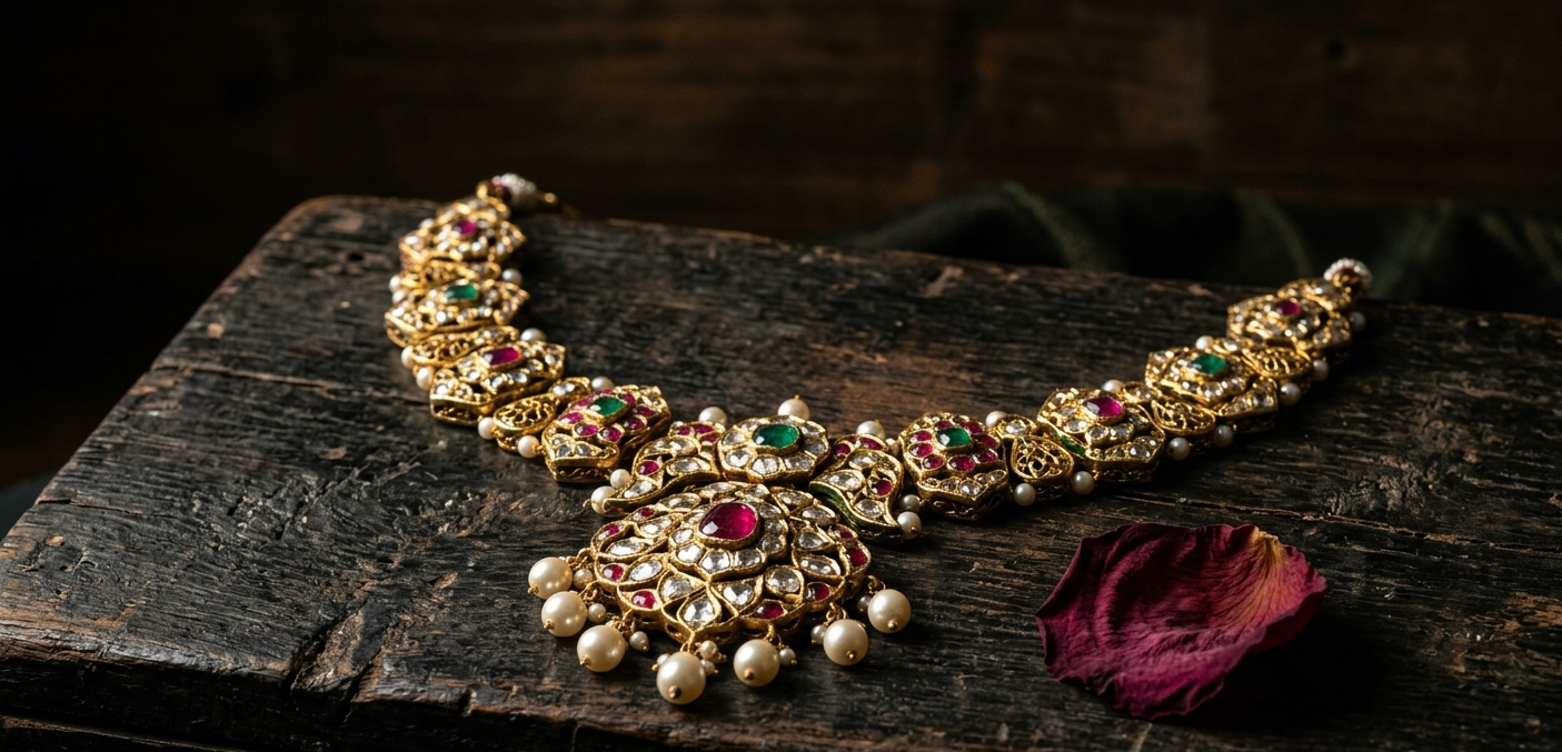 18th Century Kundan Necklace — Rajasthan Heritage